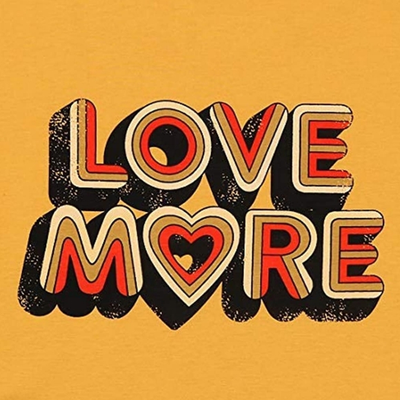 SALE! New LOVE MORE Movement Graphic T-Shirt Top - Picture 5 of 9